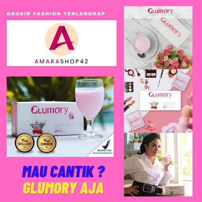 MINUMAN KESEHATAN & KECANTIKAN GLUMORY HEALTH & BEAUTY DRINK / SUPLEMEN PERAWATAN WAJAH & TUBUH