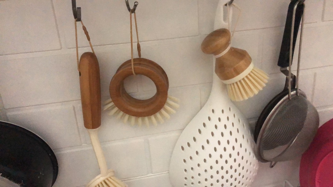 Proclean Sikat Serbaguna Japandi Aesthetic Minimalis / Sikat Alat Dapur Korea / Sikat Dapur Kayu / Alat Pembersih Aesthetic