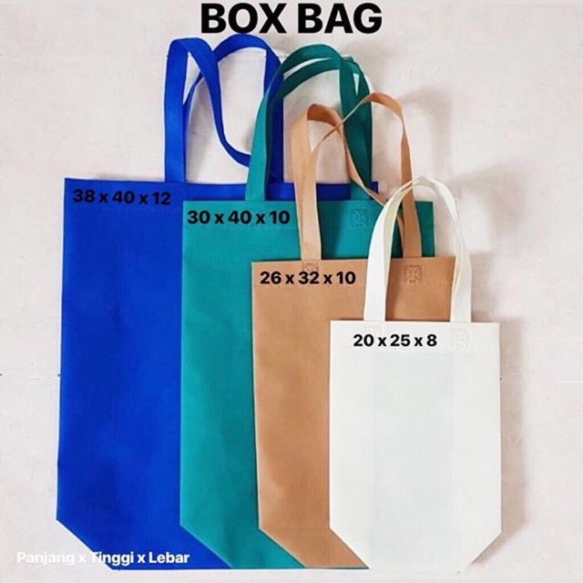 

BOX BAG 30 x 40 x 10