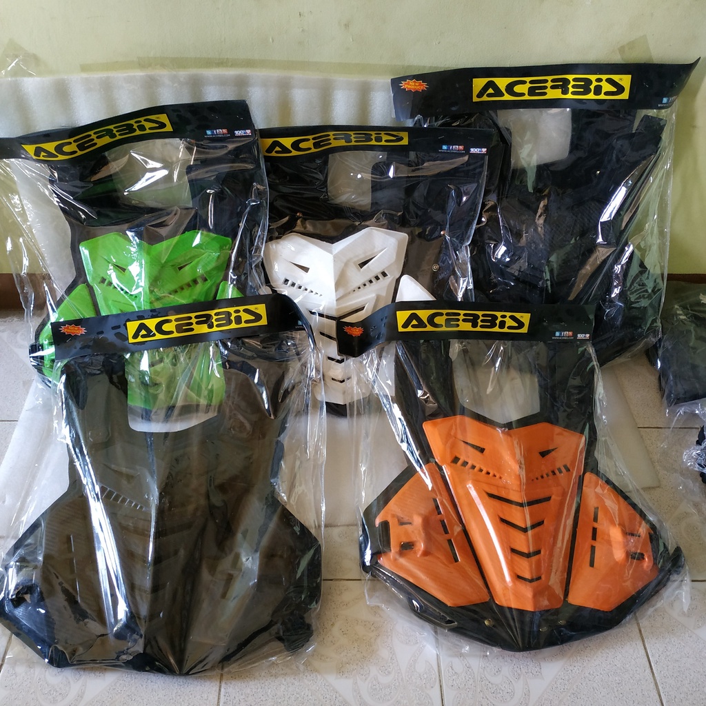 body protector cross  bisa cod body protektor trail motor cross acerbys pelindung badan hitam