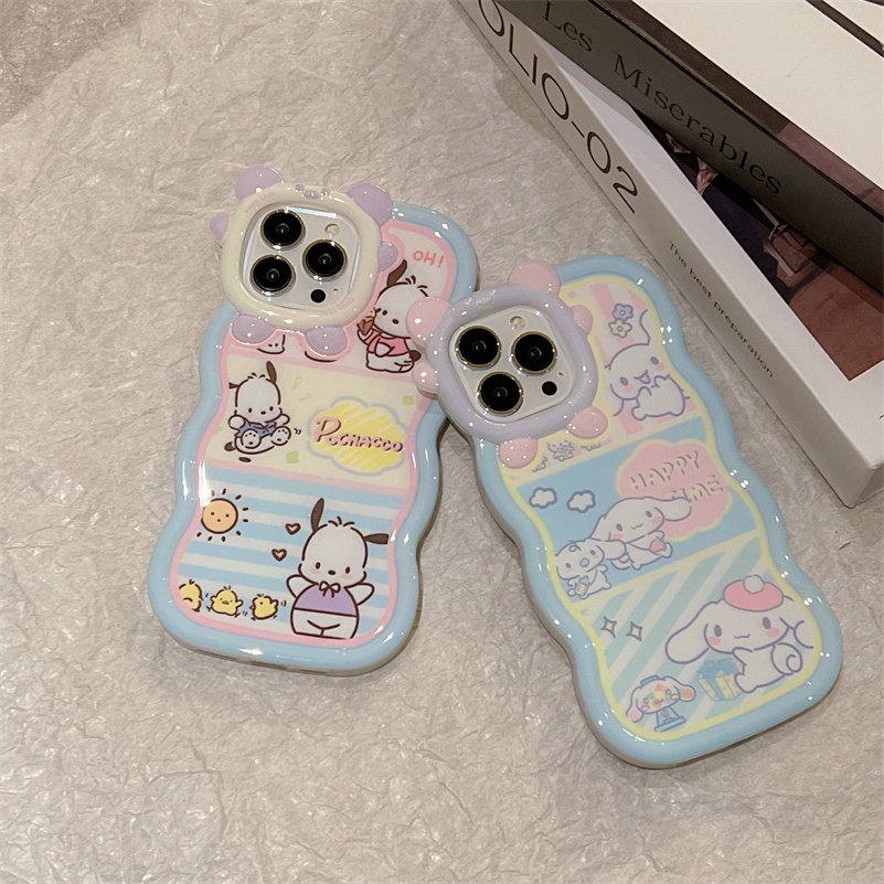 Casing Soft Case Silikon Motif Kartun Kelinci / Anjing / Kucing Untuk iPhone 13 / 12 / 11 Pro Max / X / Xr / Xsmax