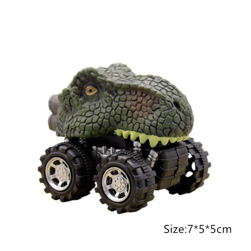 GIJ - ISHOWTIENDA Mainan Mobil-Mobilan Dinosaurus Diecast Anak 4 PCS