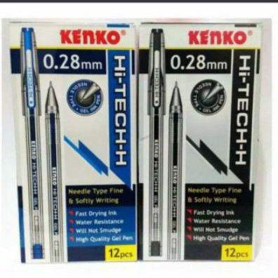 

Pulpen Hi-tech kenko 0.28mm / Pulpen hi-tech (pack) hitam