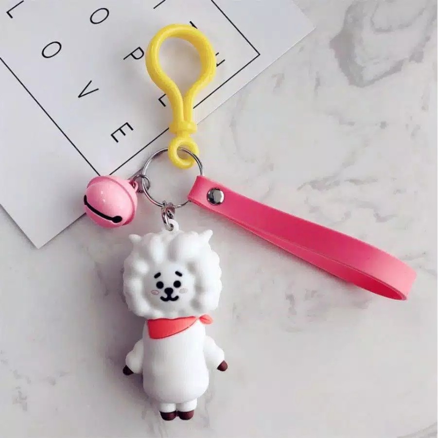 Gantungan kunci bts/ gantungan kunci terlaris tata koya mang rj shooky cooky chimmy van