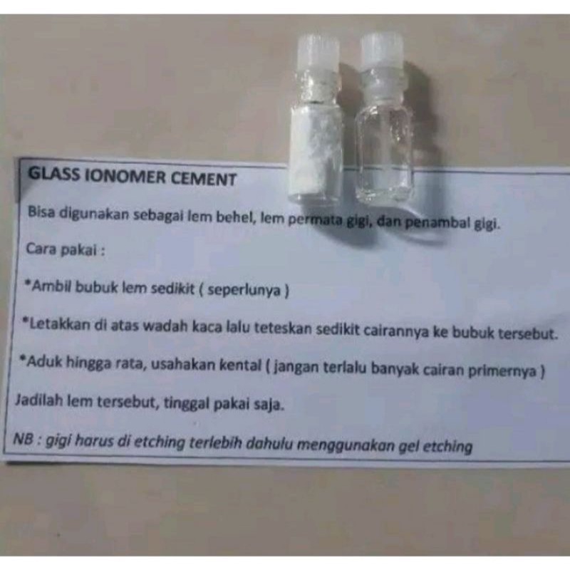 lem behel. lem permata gigi tanpa laser