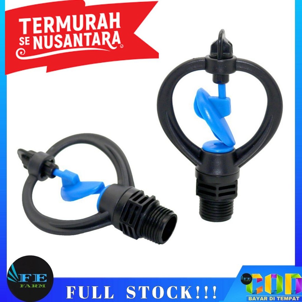 ALAT IRIGASI SPRINKLER KUPU KINCIR AIR BISA DI PASANG 1/2 FEFARM