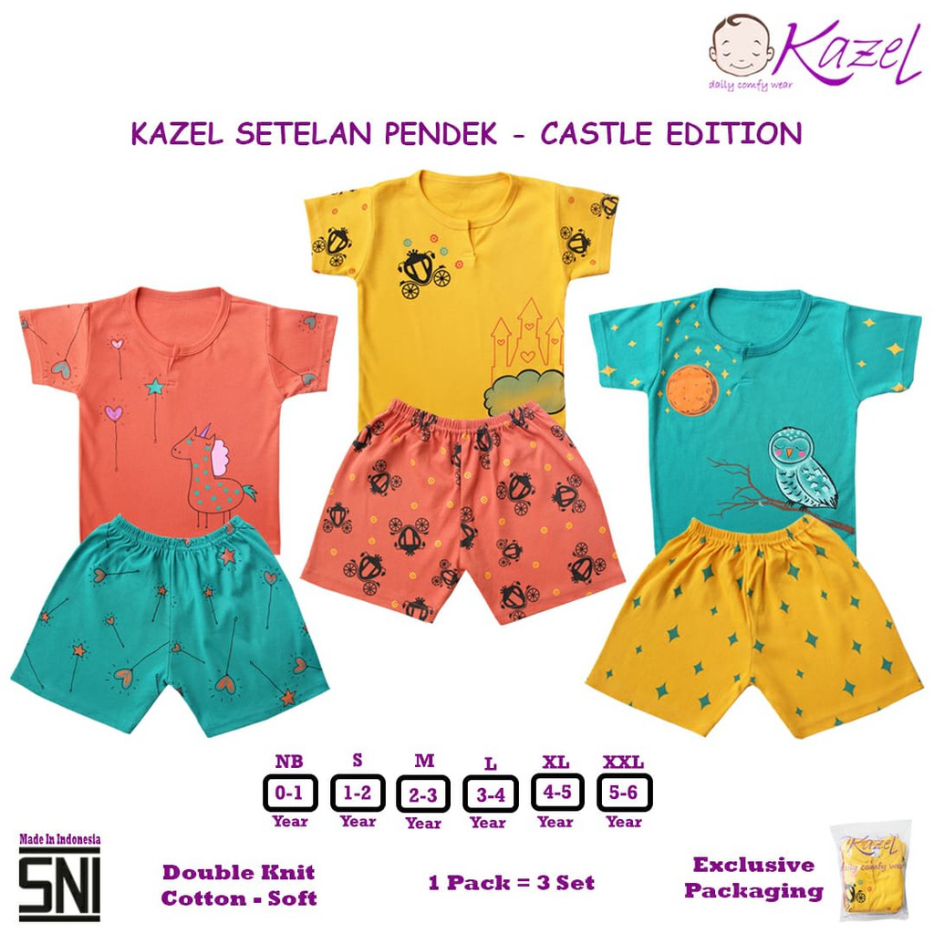 Kazel - Setelan Pendek CASTLE Edition