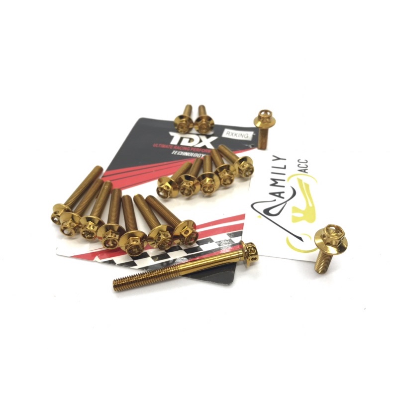 BAUT BLOK MESIN RXKING CNC KIRI KANAN PROBOLT THAILOOK TDX ORIGINAL 17pcs RXK RX KING NEW