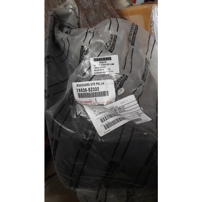 [ASLI ORI] MUDGUARD MUD GUARD KEPET RODA BELAKANG KIRI XENIA AVANZA 2006 2007 2008 2009 2010 2011