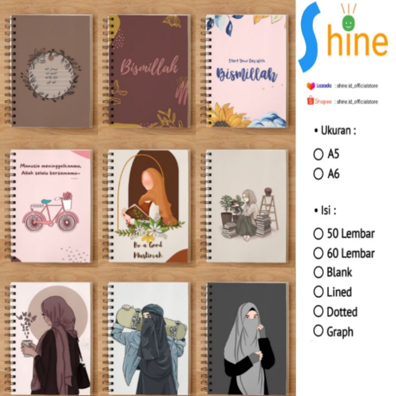 

Notebook A5 Journal Blank Dotted Lined Graph