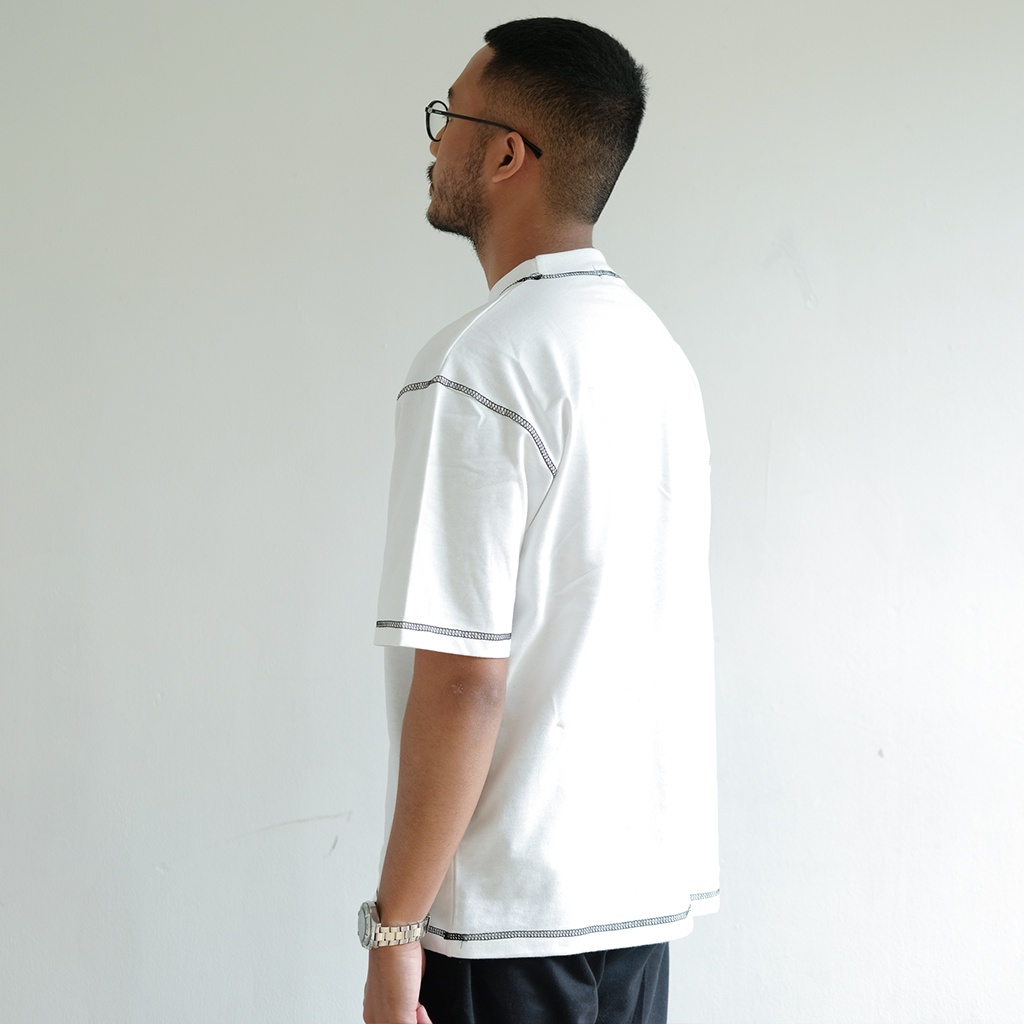 FINEWALE Parker Inverted Heavyweight T-shirt White