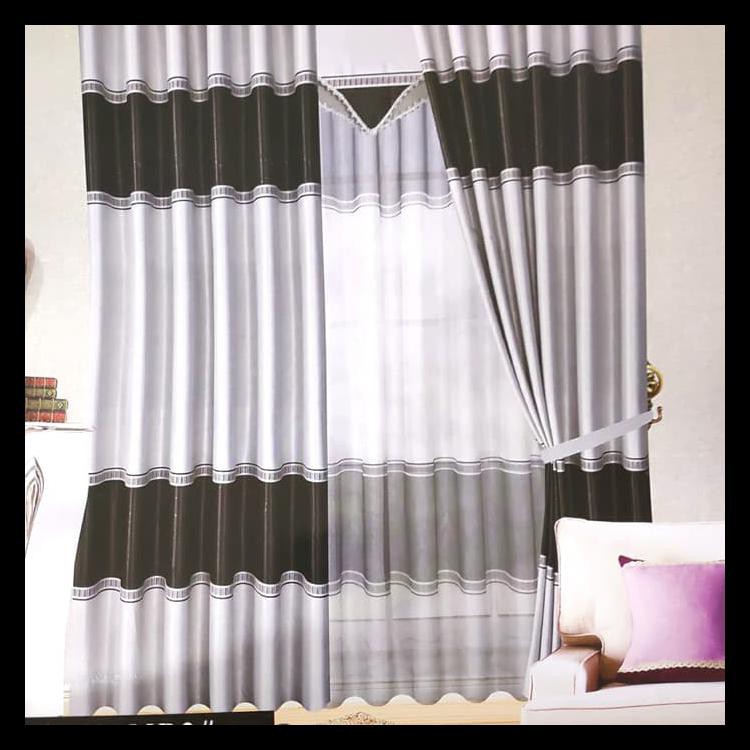 Hordeng Gorden Jendela Kombinasi Blackout Import