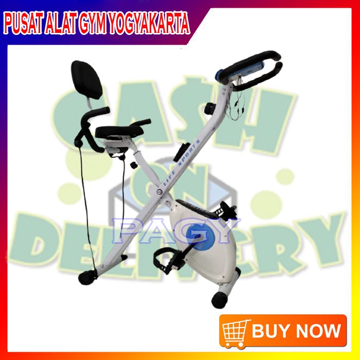 Alat Fitness Sepeda Statis Magnetic X Bike Life Sport Alat Olahraga Sepeda Fitness Gym X-Bike Murah