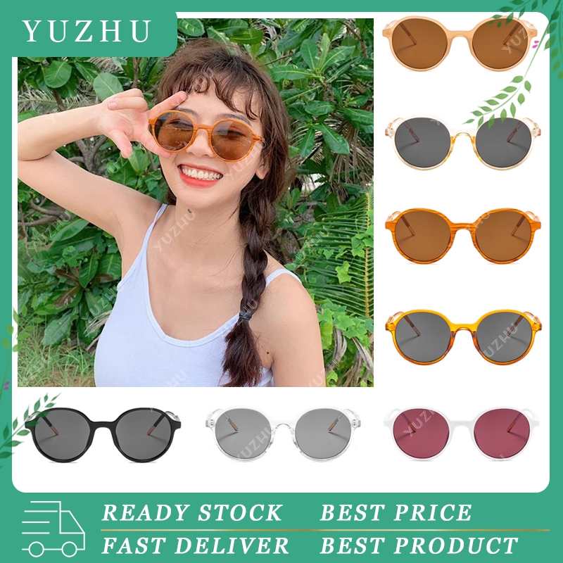 (YUZHU) Ready Stock Kacamata Wanita Korea Kacamata Mata Kucing Fashion Kacamata Hitam Wanita