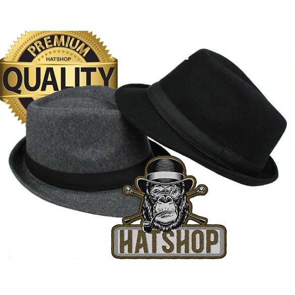 topi fedora pie hat topi bulat pork pie topi mafia