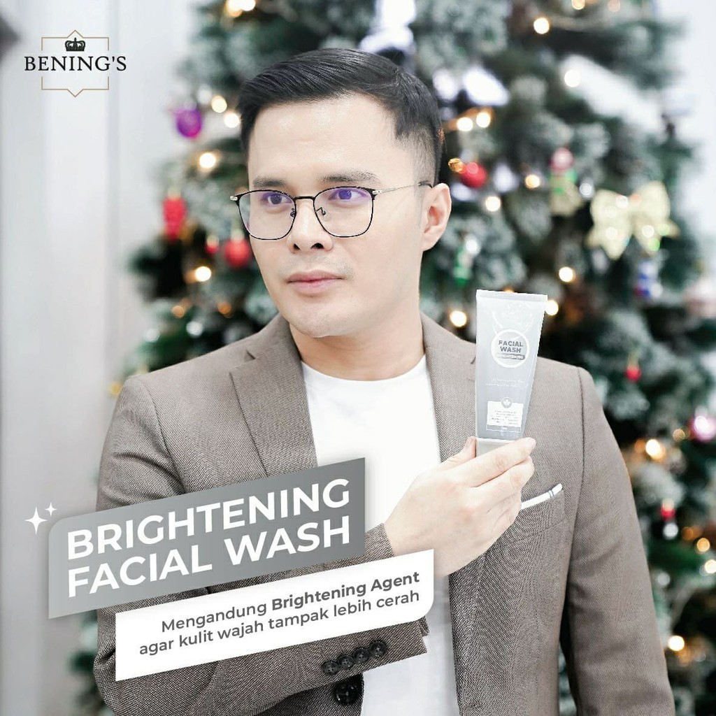 Facial Wash Brightening Benings Skincare by Dr Oky (Benings Clinic) Lactic Acid