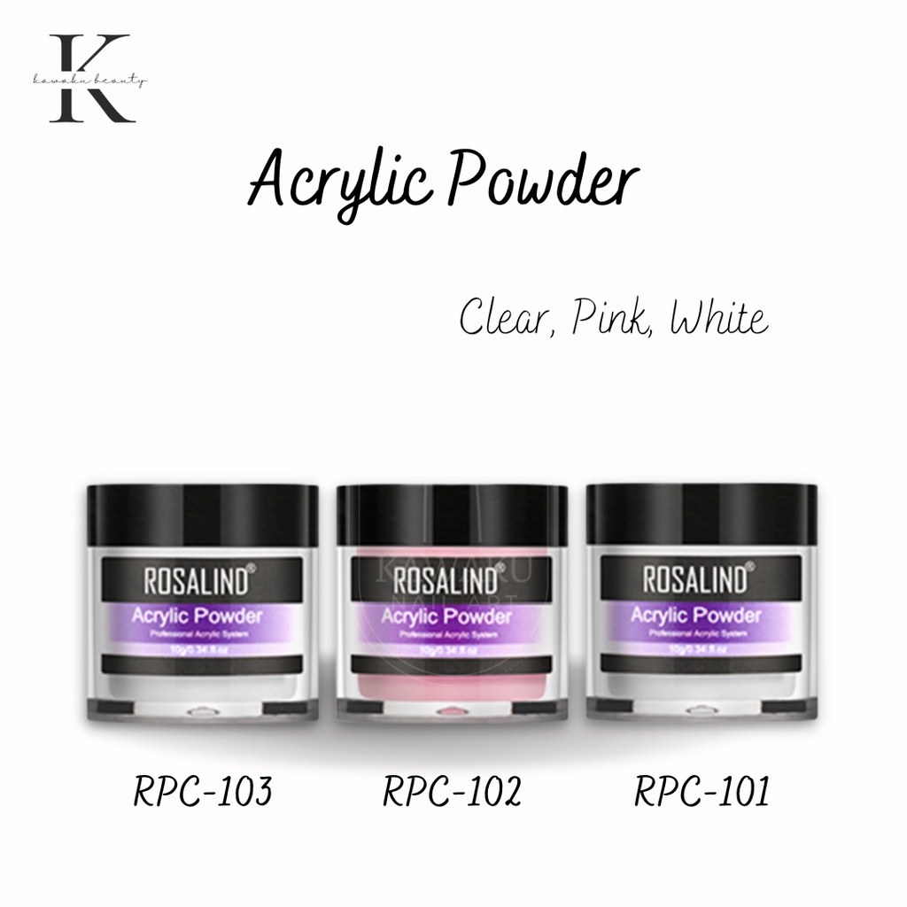 Rosalind Acrylic Powder Bubuk Akrilik Nail Art