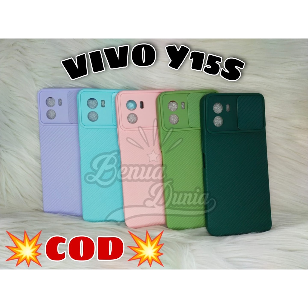 CASE SLIDE VIVO Y15S // SOFTCASE SLIDE SLEDING PELINDUNG KAMERA VIVO Y15S - BD