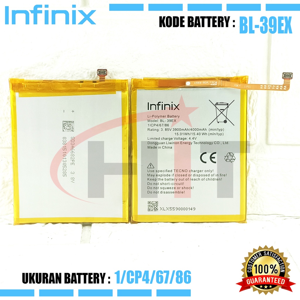 Baterai Battery Infinix Hot 5 X559 Kode BL-39EX