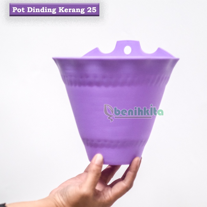 Pot Dinding Kerang 25 Warna-Warni - Lovenia