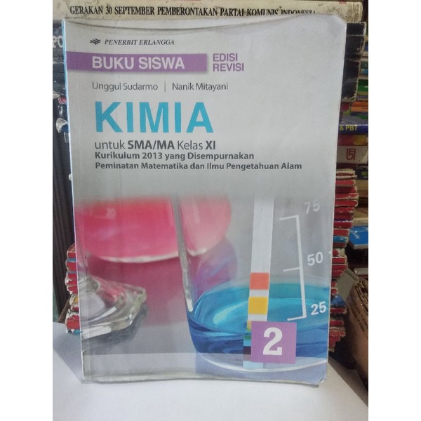 buku siswa kimia SMA/MA kelas 2-11 penerbit Erlangga