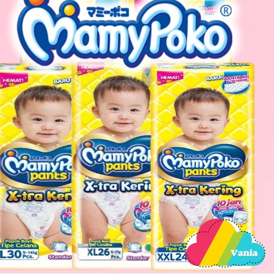 Wow Murah Meriah.. pampers Mamypoko pants S40 M34 L30 XL 26 XXL 24 X-tra kering pants celana mamy po