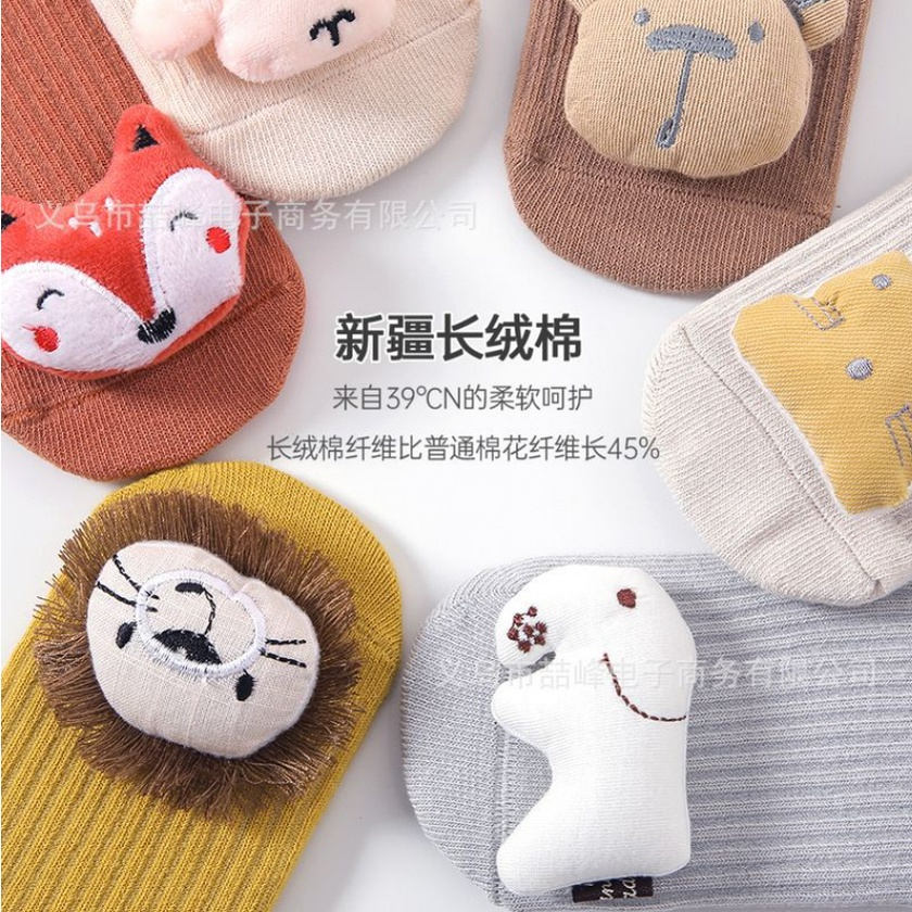 Kaos Kaki Bayi Lipat Boneka 0-12M Lucu Halus Lembut High Quality CBKS VC