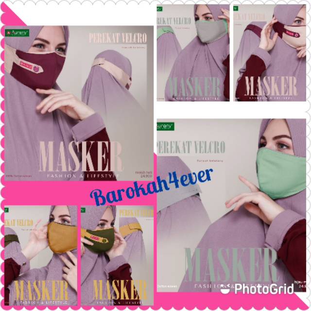 Masker AURANY DEWASA 6 Warna