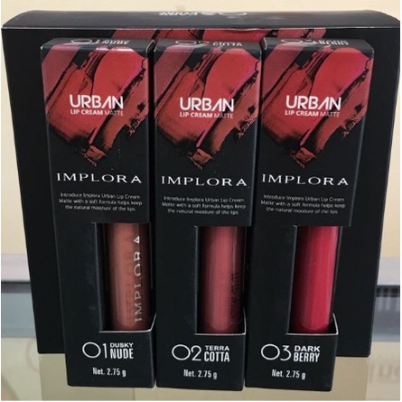 KINDSTORE❤ | Implora Urban Lip Cream Matte - LIP CREAM IMPLORA