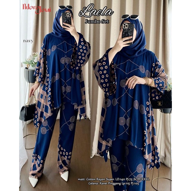 Laela setelan jumbo by Ndoro jowi