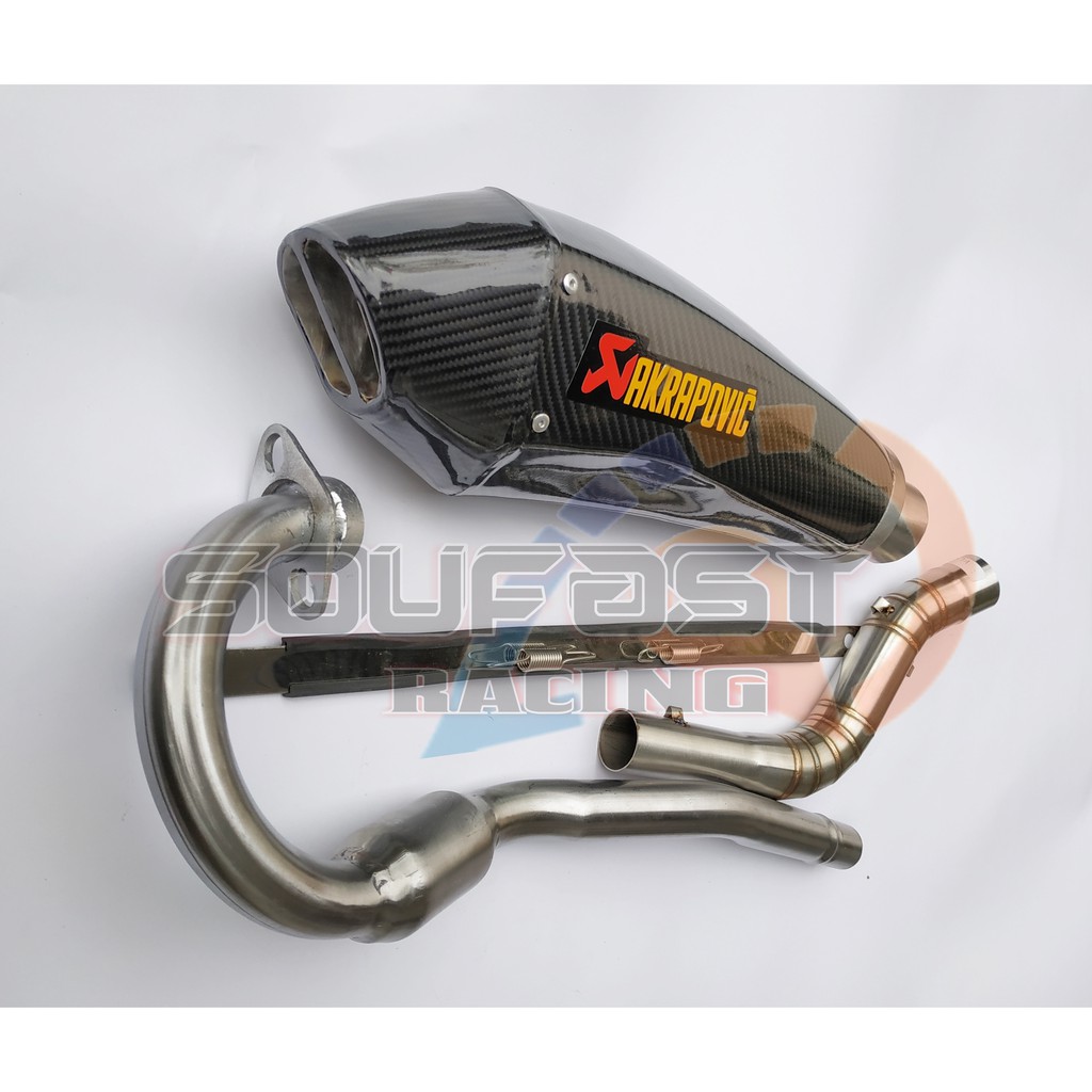 Knalpot KLX 150 S L BF D TRACKER CRF 150 Akrapovic Monster
