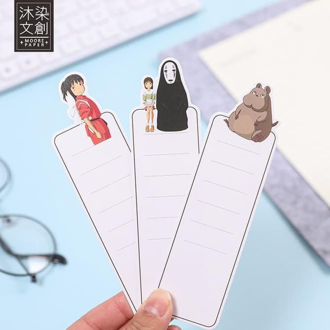 

BEST SELLER FANS OF GHIBLI PAPER BOOKMARK SET PEMBATAS BUKU KERTAS TERJAMIN