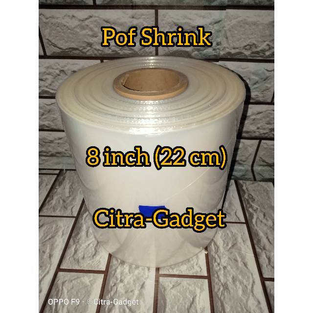 Plastik POF Shrink 8&quot; roll besar