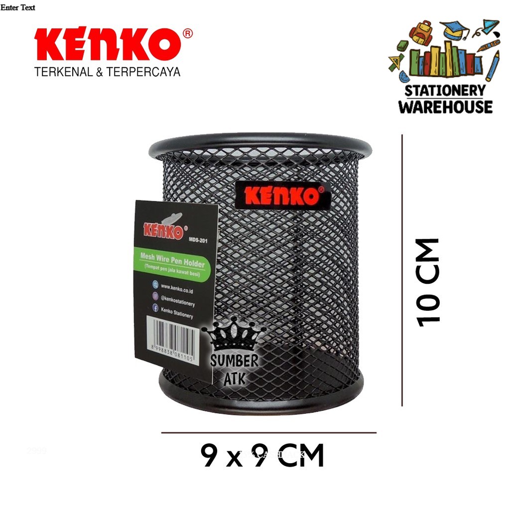 

Desk Set MDS-201 Pen Holder Mesh Wire ( Tempat Alat Tulis Jaring )