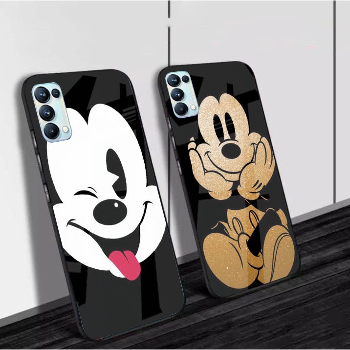 Softcase Glass Oppo Reno 5 - Kaca Anti Pecah - Case Lucu - kesing Oppo Reno 5 - softcase Oppo Reno 5
