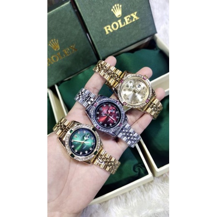 JAM TANGAN ROLEX RANTAI TANGGAL INCLUDE BOX