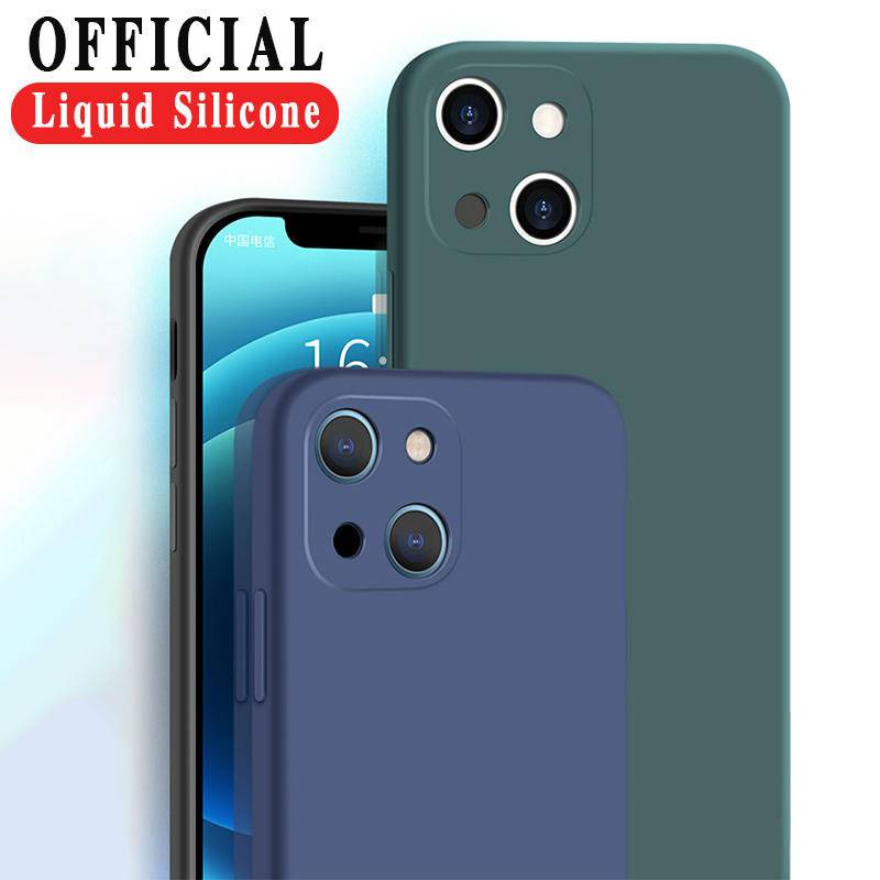 Soft Case Pelindung Bahan Silikon Untuk Iphone 11 12 13 Pro Max X Xs Max Xr