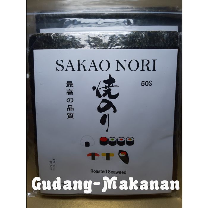 

TERBARU Sushi Nori / Sakao Nori 50 sheets