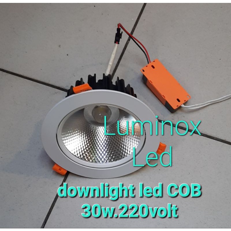 DOWNLIGHT SPOTLIGHT LED COB 3000K WARMWHITE 30WATT 30 W INBOW PLAFON CEILING 30 WATT 30W 220VOLT