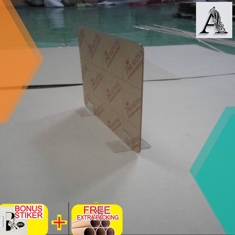 

Terlaris BEST SELLER !! AKRILIK Partisi/penyekat/ pembatas/Meja/Clear2MM !