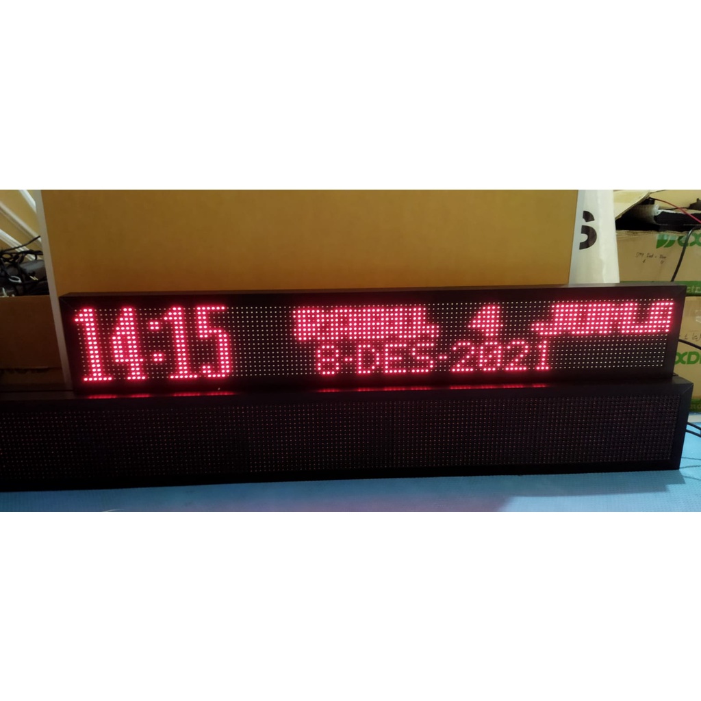 Jadwal Sholat GPS 20x140cm Merah Android