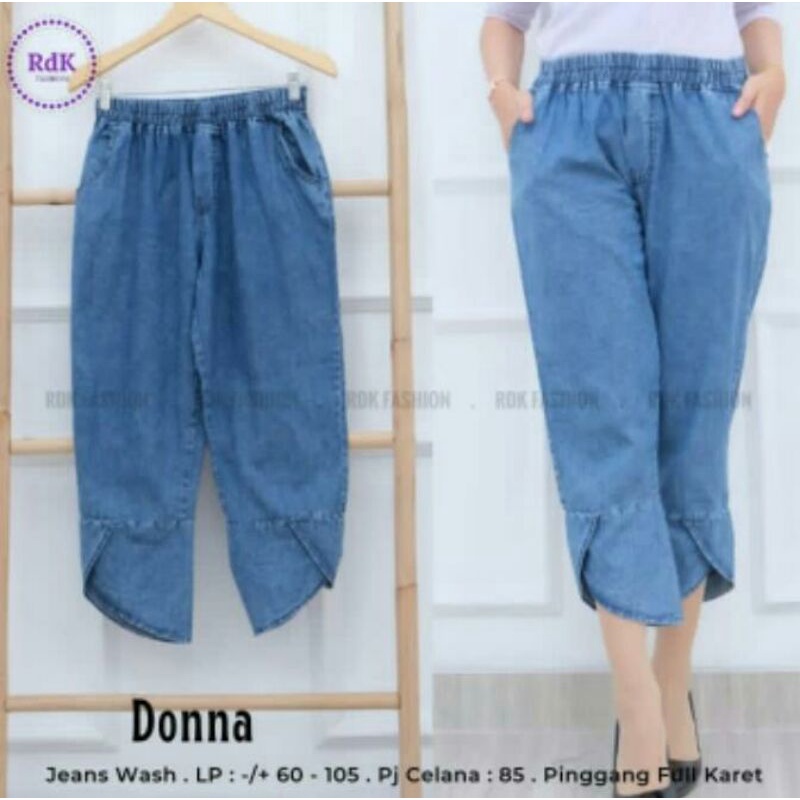 COD | SONNA CELANA JEANS BY RDK | CELANA PANJANG CELANA JEANS CEWEK 7/8 BAHAN HALUS TIDAK KAKU REAL 
