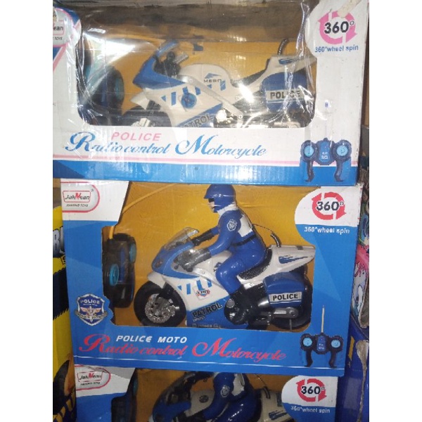 MAINAN POLICE MOTO RADIO CONTROL MOTORCYCLE - MAINAN MOTOR ANAK