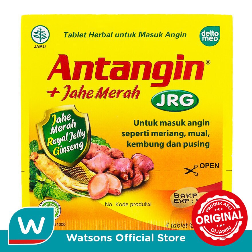 Antangin JRG + Jahe Merah 4 Tablet