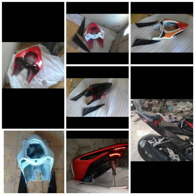 Body belakang cbr150r facelift model cbr250rr