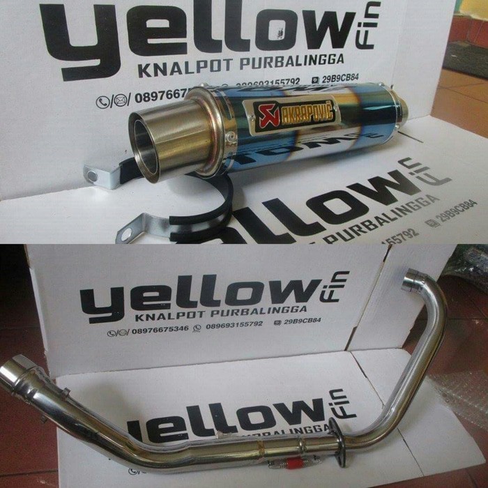 Knalpot Akrapovic Bluefire Honda Sonic 150R