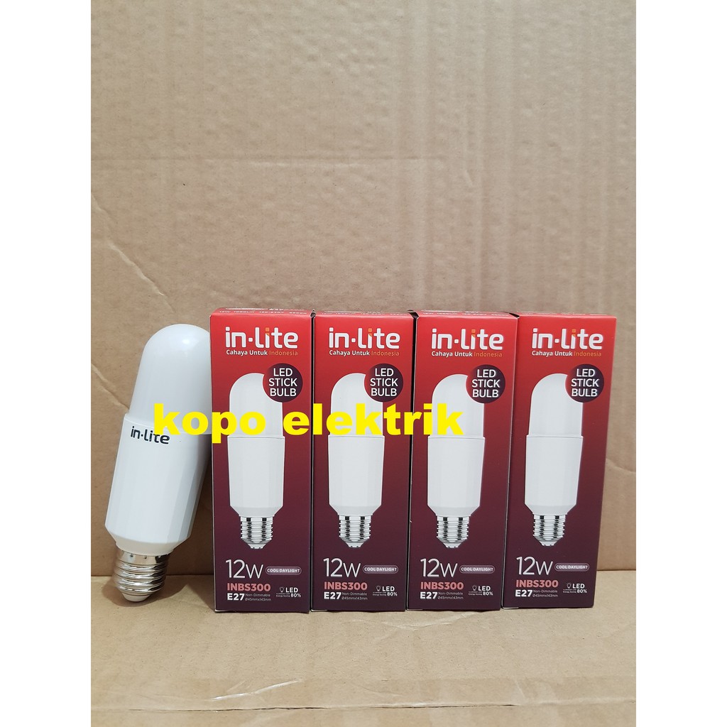 Lampu Stick Inlite 12 watt PAKET ISI 4 PCS