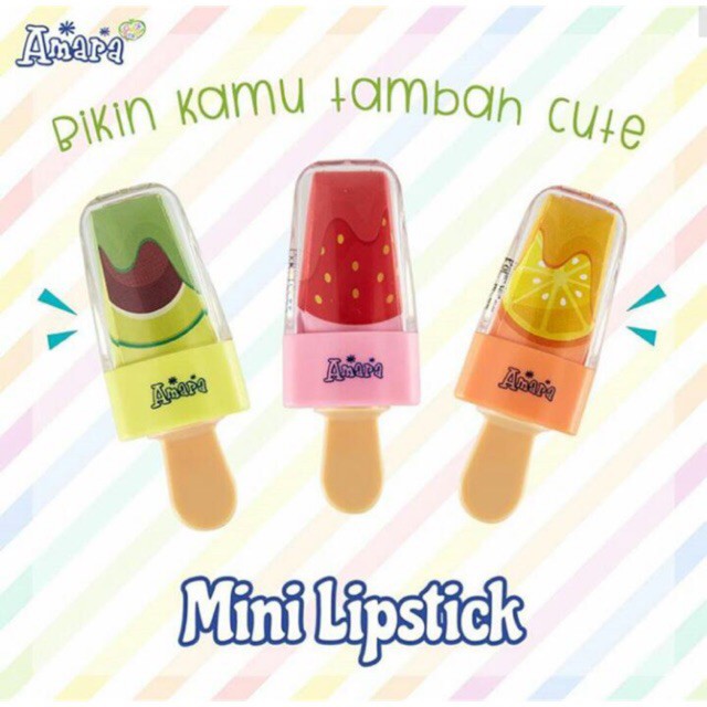 Amara Cosmetic for Kids Mini Lipstick Kosmetik Lipstik Amara Cosmetic for Kids Mini Lipstick Kosmetik Lipstik