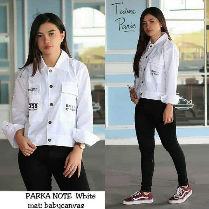 Nara Grosir - Parka Note l Jaket Wanita