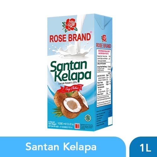 SANTAN KELAPA ROSE BRAND 1L COCONUT MILK HALAL